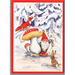 Julemrke 1992 p Postkort