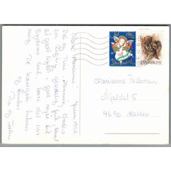 Julemrke 1992 p Postkort