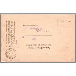 F�lgebrev for innenrisk pakke  - Norge - 22- 1 - 1924