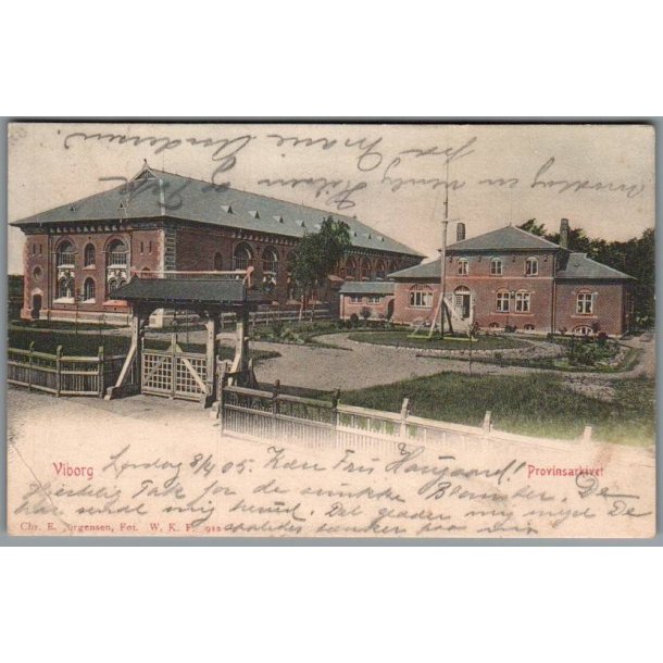Viborg - Provinsarkivet - Postkort - Brugt