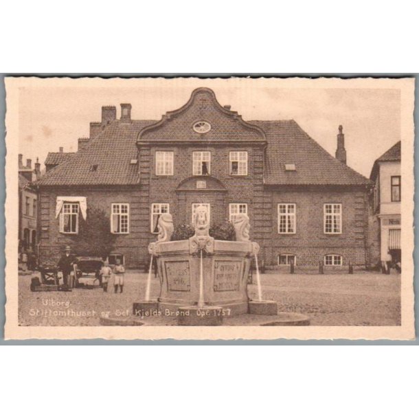 Viborg - Stiftamtshuset med Sct. Kjelds Br�nd -  Postkort - Ubrugt
