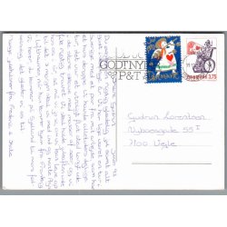 Julemrke 1992 p Postkort