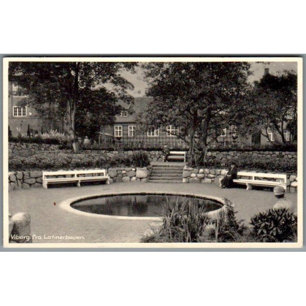 Viborg - Fra Latinerhaven -  Postkort - Brugt