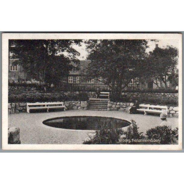 Viborg - Fra Latinerhaven -  Postkort - Brugt