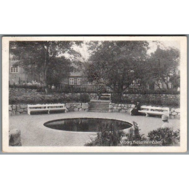 Viborg - Fra Latinerhaven -  Postkort - Brugt