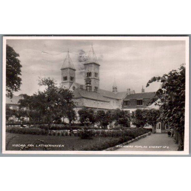 Viborg - Fra Latinerhaven -  Postkort - Brugt