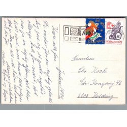 Julemrke 1992 p Postkort