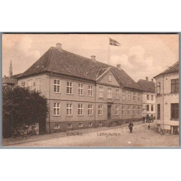 Viborg - Latinskolen -  Postkort - Ubrugt