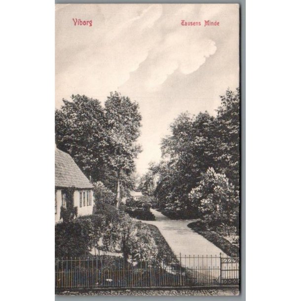 Viborg - Tausens Minde -  Postkort - Ubrugt