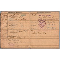 K�bekort - M�nd med P�tegninger - 2 Verdenskrig