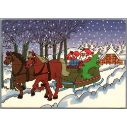 Julemrke 1992 p Postkort