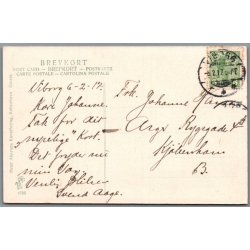 St. Steensen Blicker Gravsten - Viborg -  Postkort - Brugt