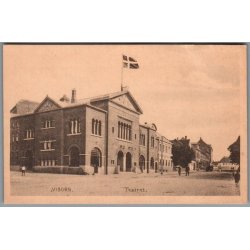 Viborg - Teateret -  Postkort - Ubrugt