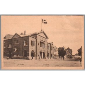 Viborg - Teateret -  Postkort - Ubrugt