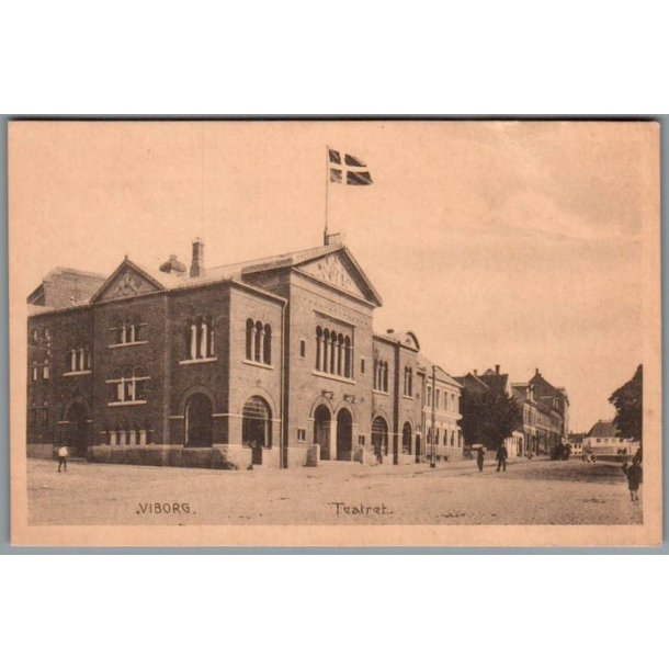 Viborg - Teateret -  Postkort - Ubrugt
