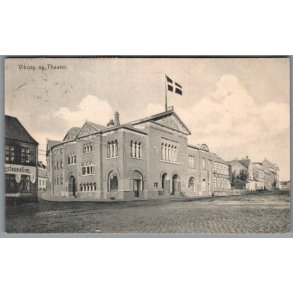 Viborg ny Theater -  Postkort - Brugt