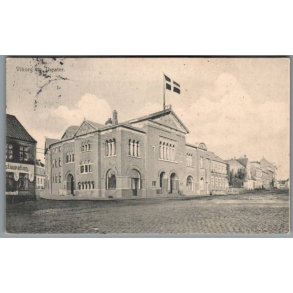 Viborg - ny Theater -  Postkort - Brugt