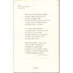 Sang - Danske kvinders landsholds indmarch - Landsst�vnet Ollerup 1935