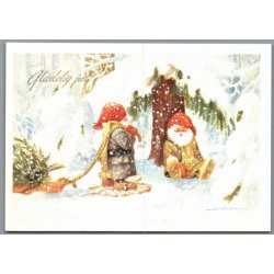 Julemrke 1992 p Postkort