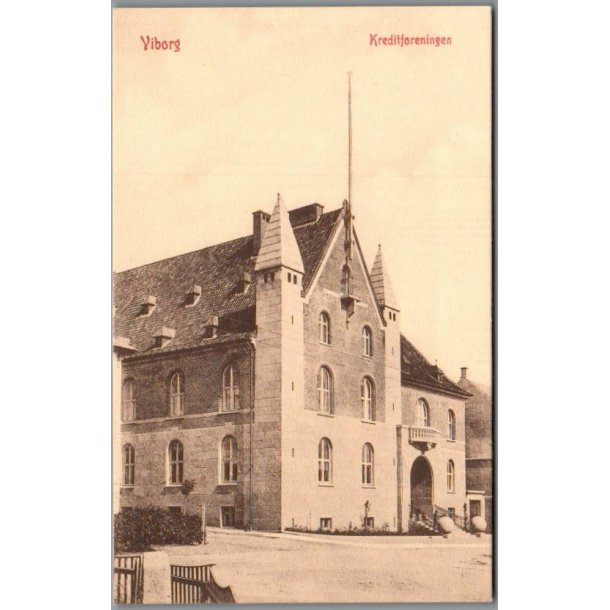 Viborg - Kreditforeningen -  Postkort - Ubrugt