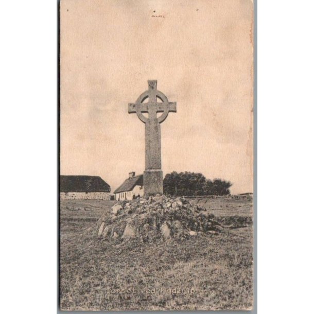 Korset ved Finderup - Postkort - Brugt