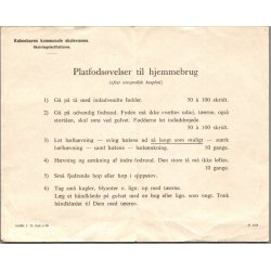 K�benhavns Kommunes Skolev�sen - Platfods�velser til Hjemmebrug - A5