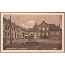 Amtsgaarden og Svaneapoteket - Viborg - Postkort - Ubrugt