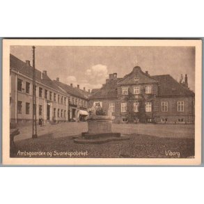 Amtsgaarden og Svaneapoteket - Viborg - Postkort - Ubrugt