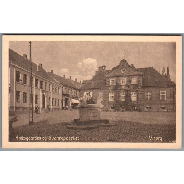 Amtsgaarden og Svaneapoteket - Viborg - Postkort - Ubrugt