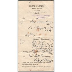 Recept - �stergades Apotek - Harro Harrsen - Kredsl�ge - Herning 