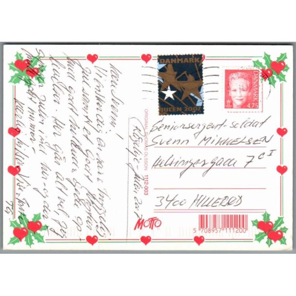 Julemrke 2007 p Postkort