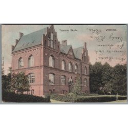 Viborg - Teknisk Skole - Postkort - Brugt