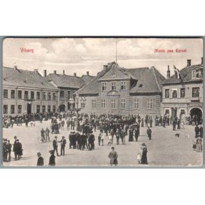 Viborg - Musik paa Torvet - Postkort - Brugt