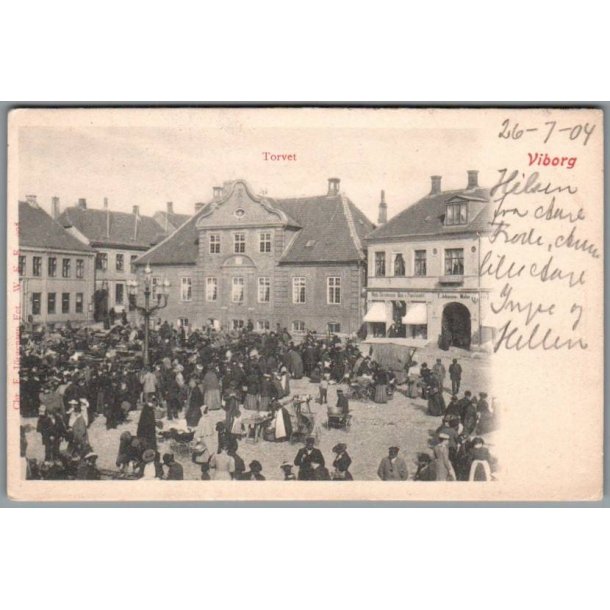 Viborg - Torvet - Postkort - Brugt