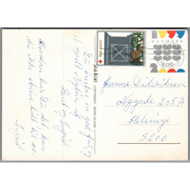 Julemrke 2000 p Postkort