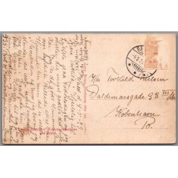 Dansk Rdekors - Folkekuranstalten ved Hald  - Postkort - Brugt