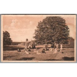 Dansk Rdekors - Folkekuranstalten ved Hald  - Postkort - Brugt