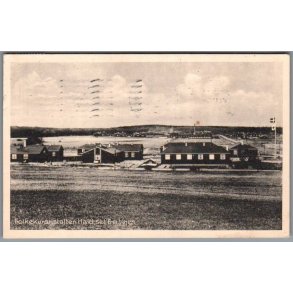 Folkekuranstalten - Hald  - set fra Vejen - Postkort - Brugt