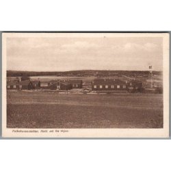 Folkekuranstalten - Hald  - set fra Vejen - Postkort - Ubrugt