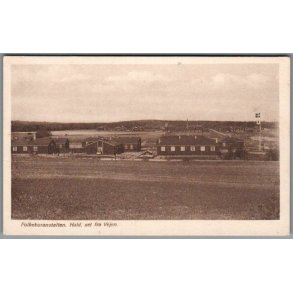 Folkekuranstalten - Hald  - set fra Vejen - Postkort - Ubrugt