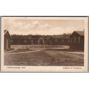 Folkekuranstalten - Hald  - Indk�rsel til Optagelsen - Postkort - Ubrugt