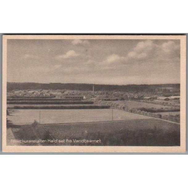 Folkekuranstalten - Hald  - set fra Vandtaarnet - Postkort - Ubrugt