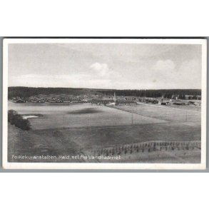 Folkekuranstalten - Hald  - set fra Vandtaarnet - Postkort - Ubrugt
