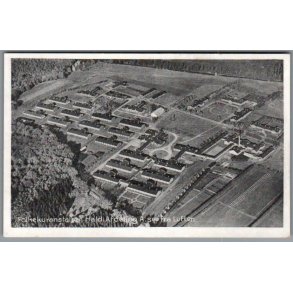 Folkekuranstalten - Hald  - Afdeling A set fra Luften - Postkort - Ubrugt