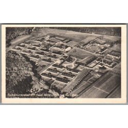 Folkekuranstalten - Hald  - Afdeling A set fra Luften - Postkort - Ubrugt