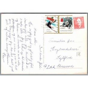 Julemrke 1995 p Postkort