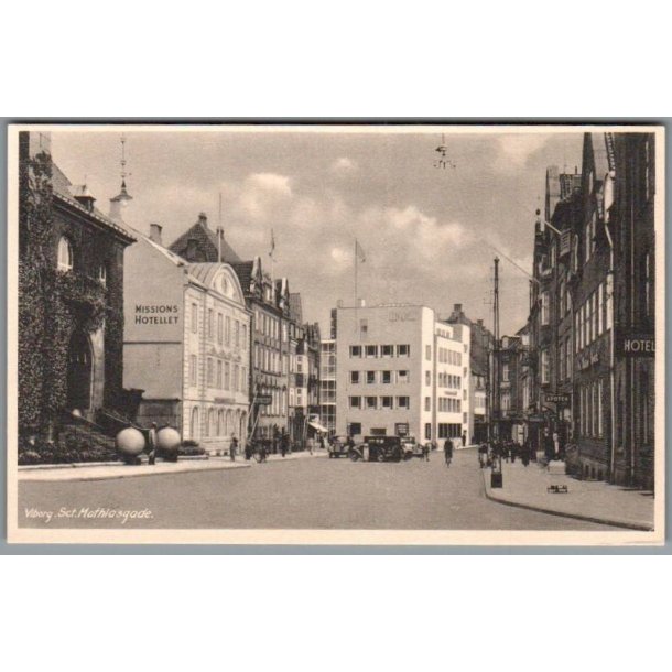 Viborg - Sct. Mathiasgade - Postkort - Ubrugt