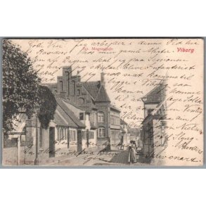 Viborg - Sct. Mogensgade - Postkort - Brugt - Svagt hj�rne !