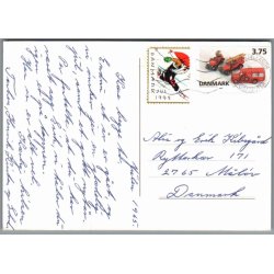Julemrke 1995 p Postkort