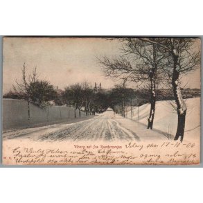 Viborg set fra Randersvejen - Postkort - Brugt